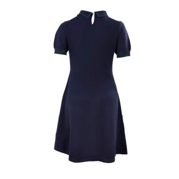 NWT Tommy Hilfiger Womens Size Small Cashmere Kiss Knit Polo Sweater Dress NEW - Picture 7 of 7